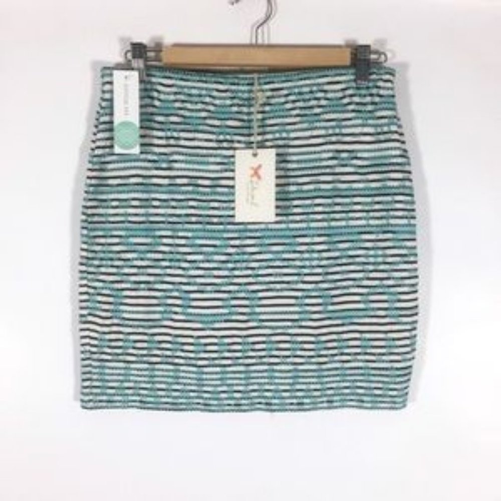 NWT THML Stitchfix Brandi embroidered skirt